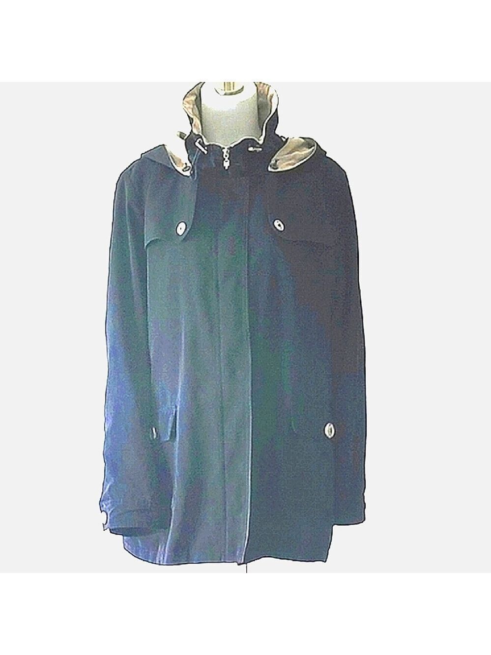 Nautica Women's Hooded Trench Coat Size XL